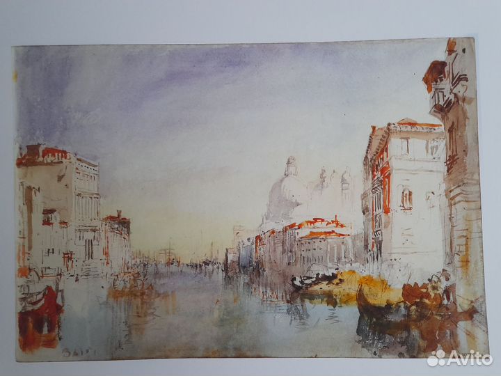 Постеры.Венеция У.Тёрнера.Акварели