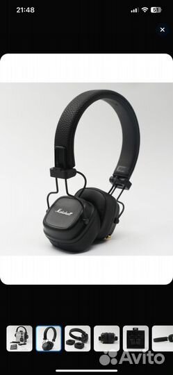 Беспроводные наушники Marshall Major 4 bluetooth