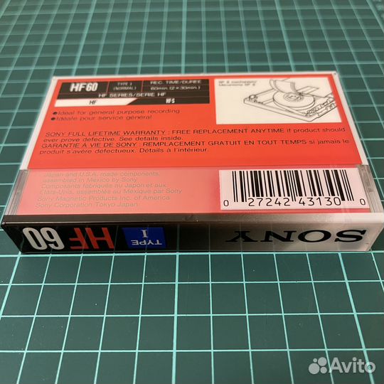 Аудиокассета Sony HF 60