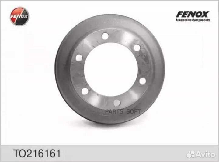 Fenox TO216161 Барабан тормозной Ford Transit 88-0