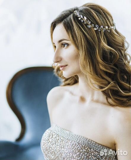 Украшение для волос на свадьбу выпускной