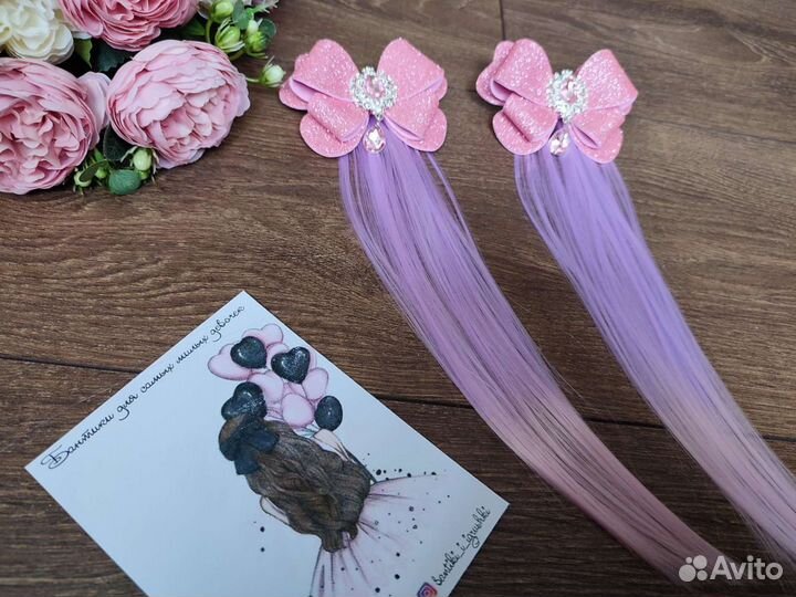 Заколки и бантики для свадьбы и сада