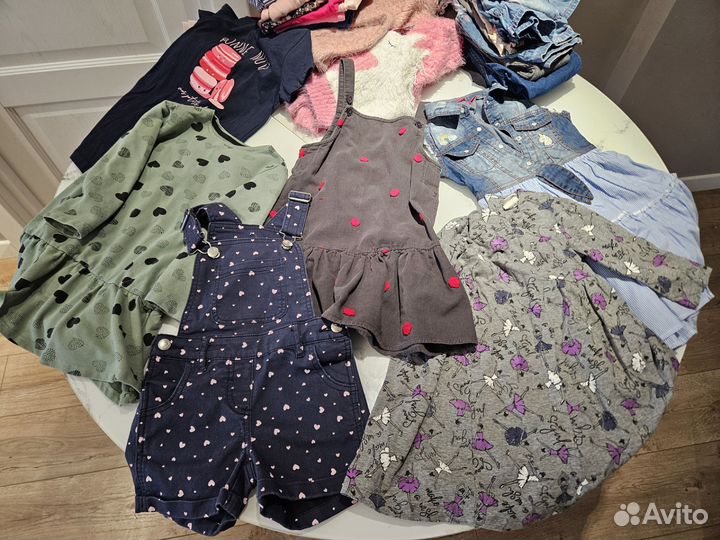 Пакет одежды на девочку 104 110