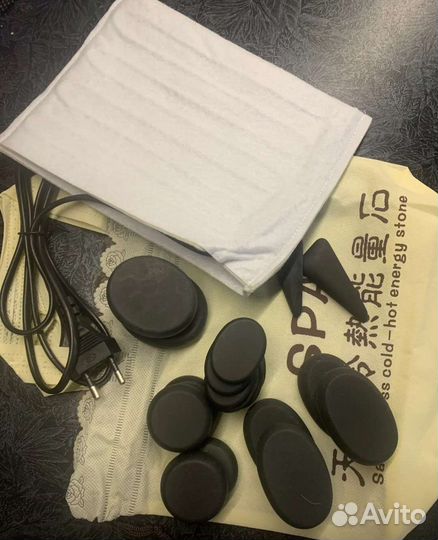 Камни базальтовые для стоунтерапии с нагревателем