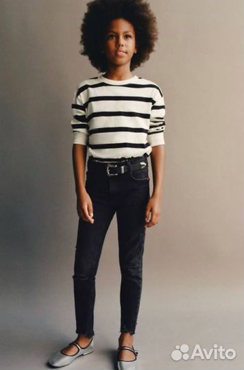 Джинсы skinny zara для девочки 152 размер