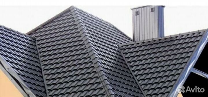 Металлочерепица кровля профнастил