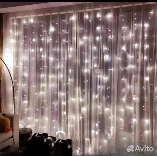 Гирлянда штора 3*2 метра