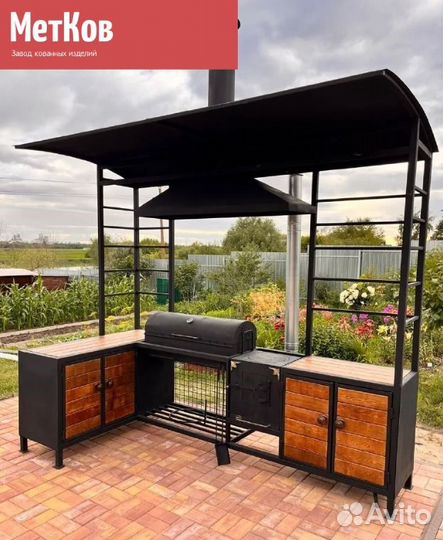 Беседка с мангалом