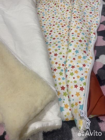 Зимний конверт на выписку