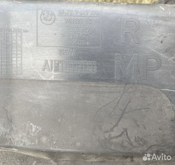 Диффузор радиатора правый и левый бмв е60