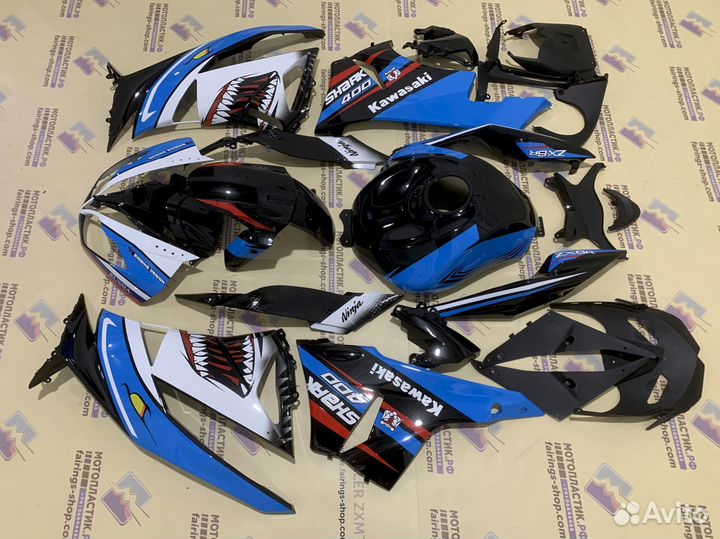 Kawasaki ZX-6R, ZX636 2009-2012 мотопластик обвес