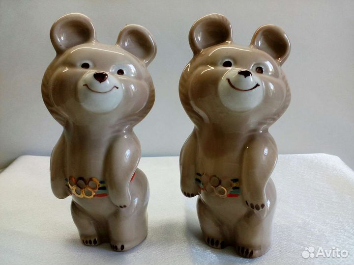 Фарфоровая статуэтка Олимпийский мишка Довбыш