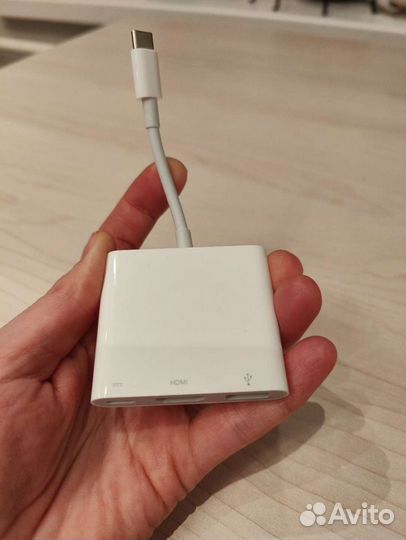 Переходник apple usb c на USB hdmi USB-C