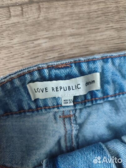 Джинсовая юбка макси love republic S