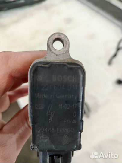 Катушка зажигания nissan оригинал tiida