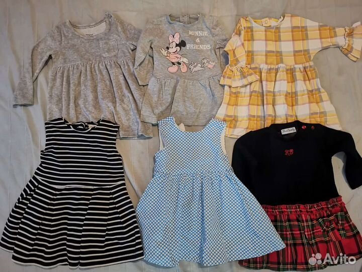 Два пакета одежды на девочку 80