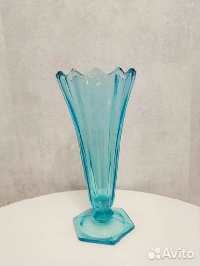 Ваза цветное стекло СССР