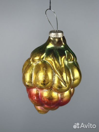 Елочная игрушка виноград гроздь СССР