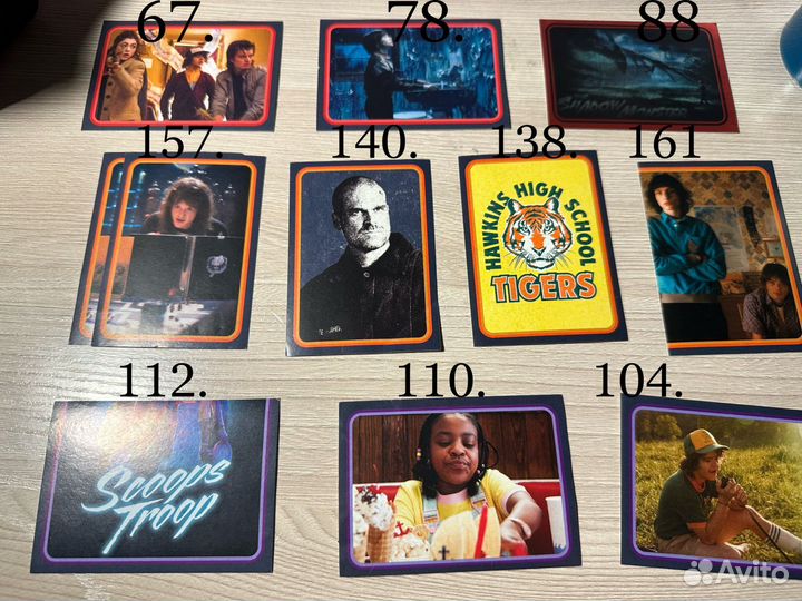 Наклейки:stranger things (panini). Продажа/обмен
