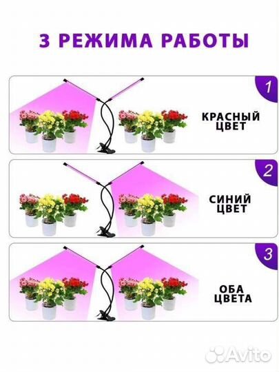 Ультрафиолетовая лампа для растений, новая