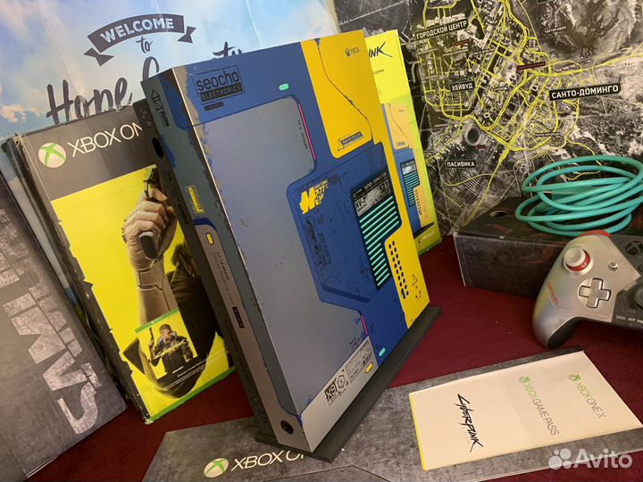 Xbox One X Cyberpunk 2077 Edition Как новый + Игры