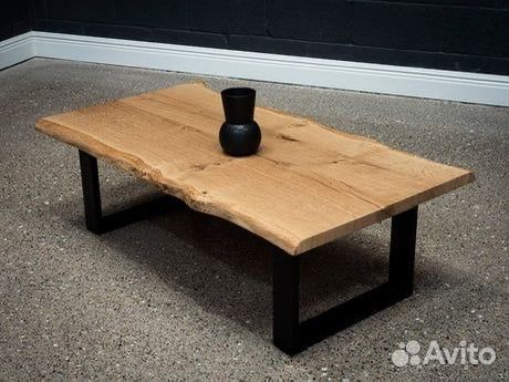 Столик из слэба дуб