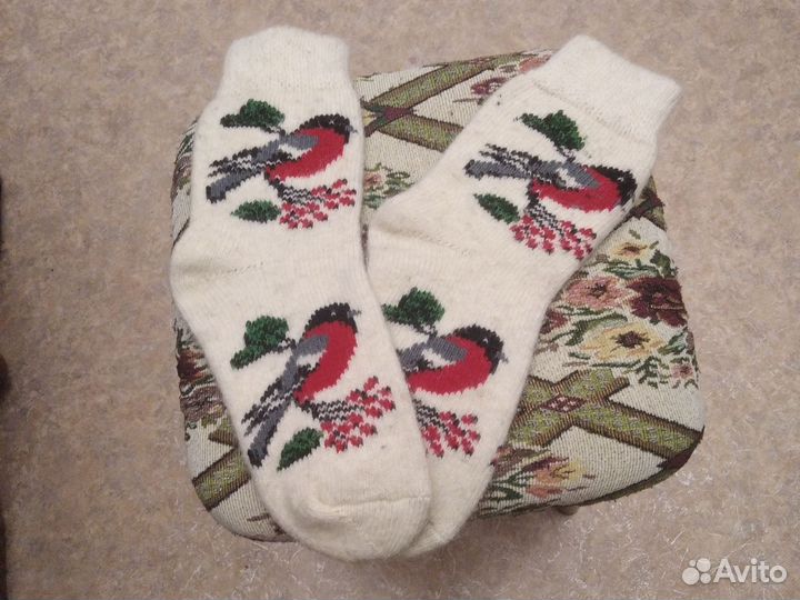 Носки шерстяные. Овечья шерсть