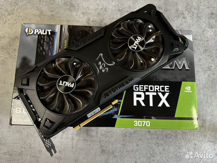 Видеокарта Palit Jetstream RTX 3070 в идеале