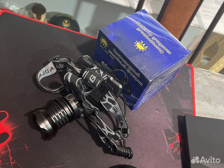 Мощный налобный фонарь