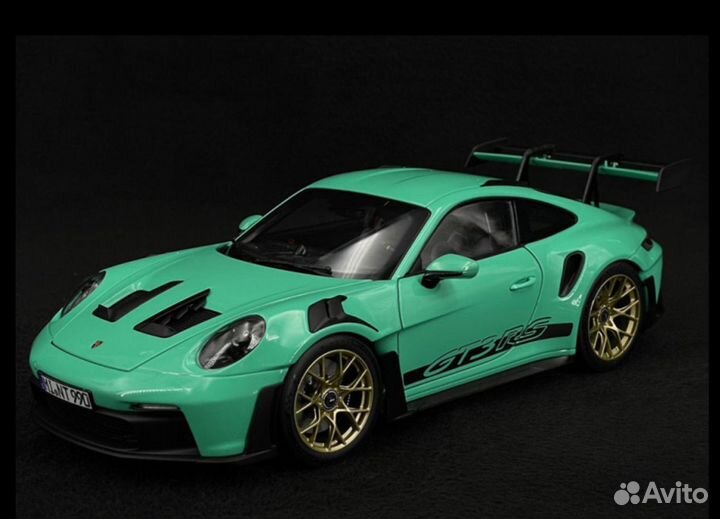 Porsche 911 GT3 RS 992 2022 Mint Green 1/18 Norev