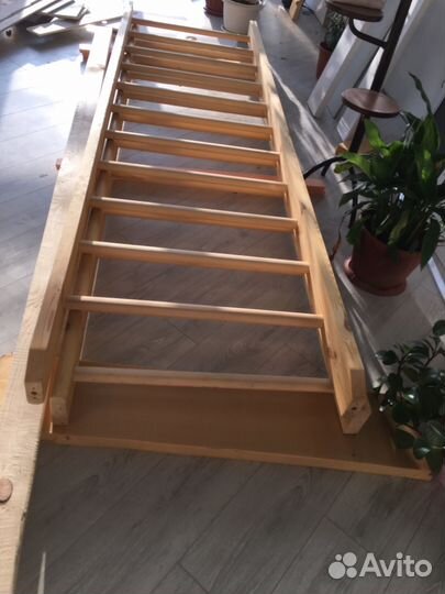 Шведская лестница 2.80х0.80х0.12 м. ступени береза