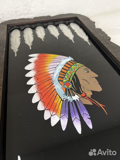 Нарды ручной работы со стеклянным игровым полем