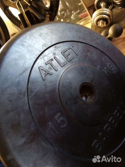 Штанга: блины и гриф