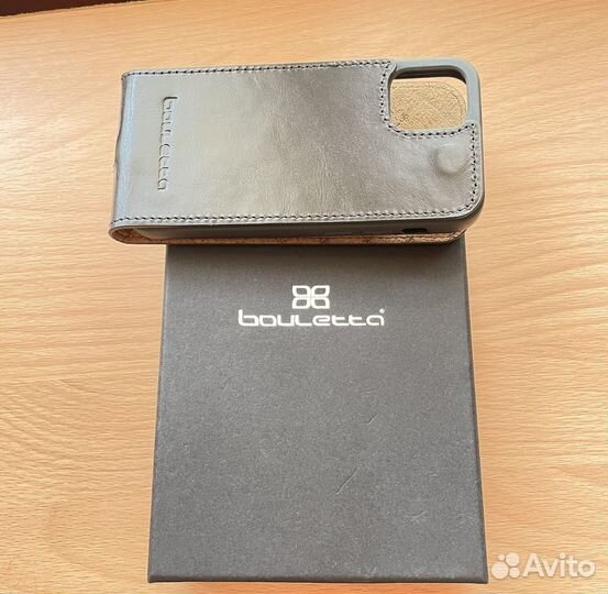 Кожаный чехол на айфон 12 мини(новый)