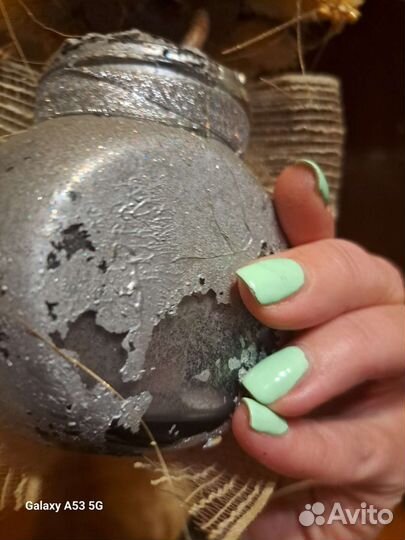 Деревце из сухоцветов