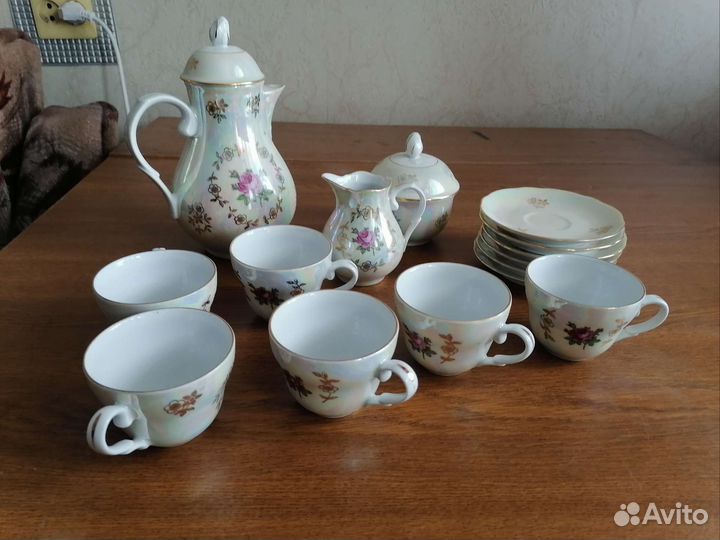 Сервиз кофейный фарфор гдр