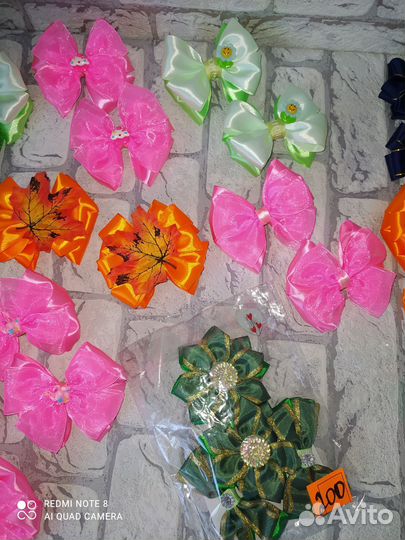 Резиночки и бантики ручной работы