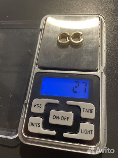 Золотоые серьги с бриллиантами