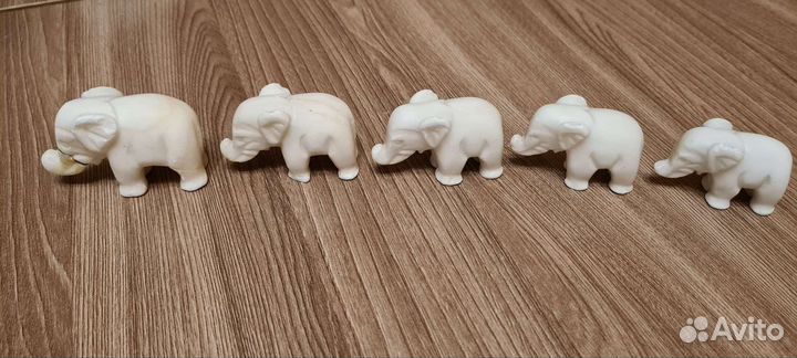 Статуэтки слоники СССР 5шт