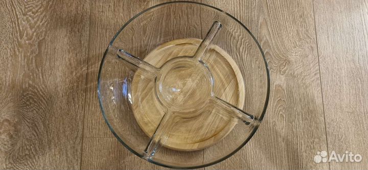 Менажница стекло