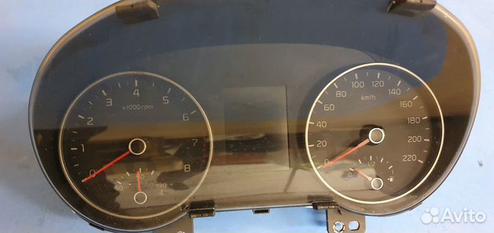 Киа Рио щиток приборов