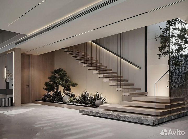 Ограждения из стекла для лестниц с гарантией