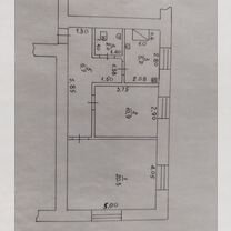 2-к. квартира, 48,1 м², 1/2 эт.