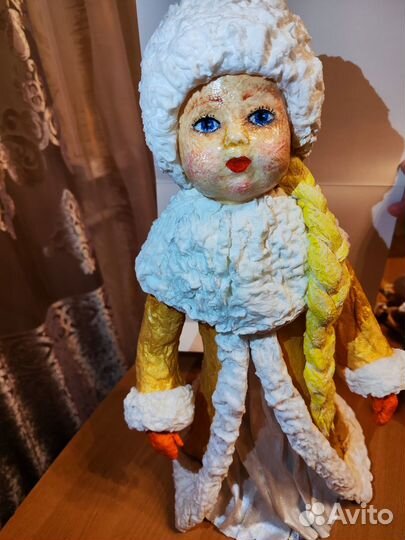 Ватные елочные игрушки