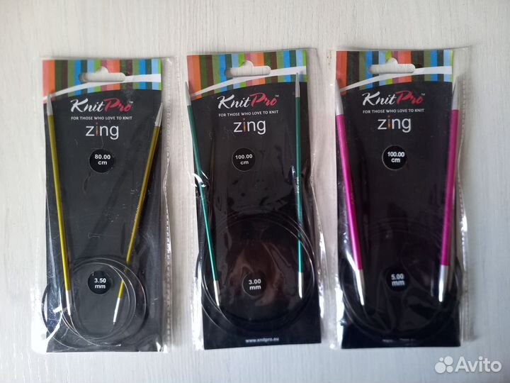 Спицы knipro zing круговые вязание