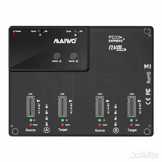 Док-станция Maiwo K3015P2 4 слота для m.2