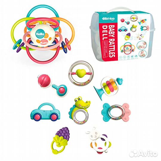 Набор погремушек MyMoon 9 шт