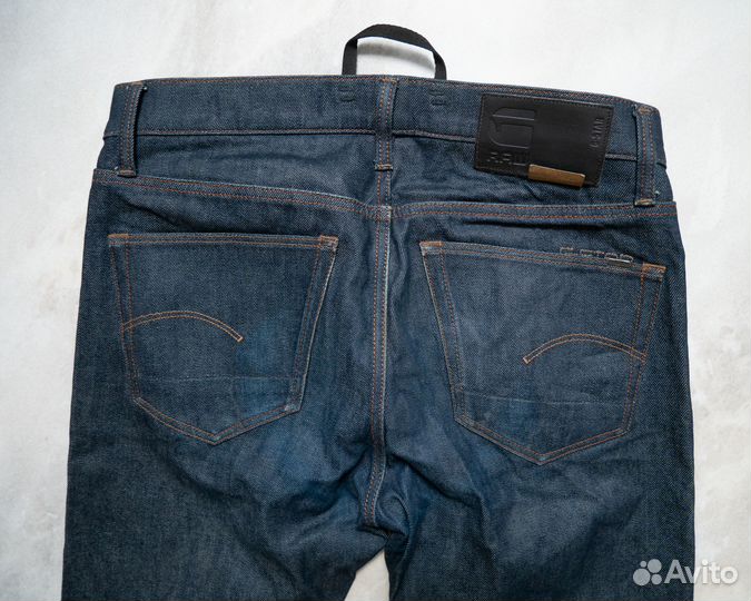 G-Star RAW Japan Selvedge 3301 Slim джинсы 32х32