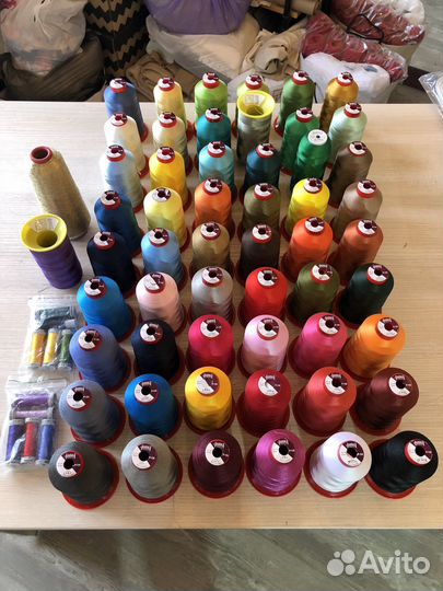 Нитки для машинной вышивки