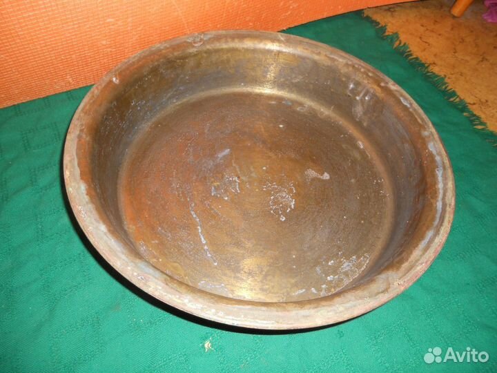 Таз латунный для варенья 5 литров